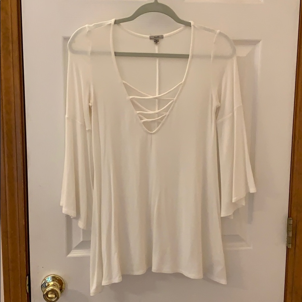 Cream colored blouse